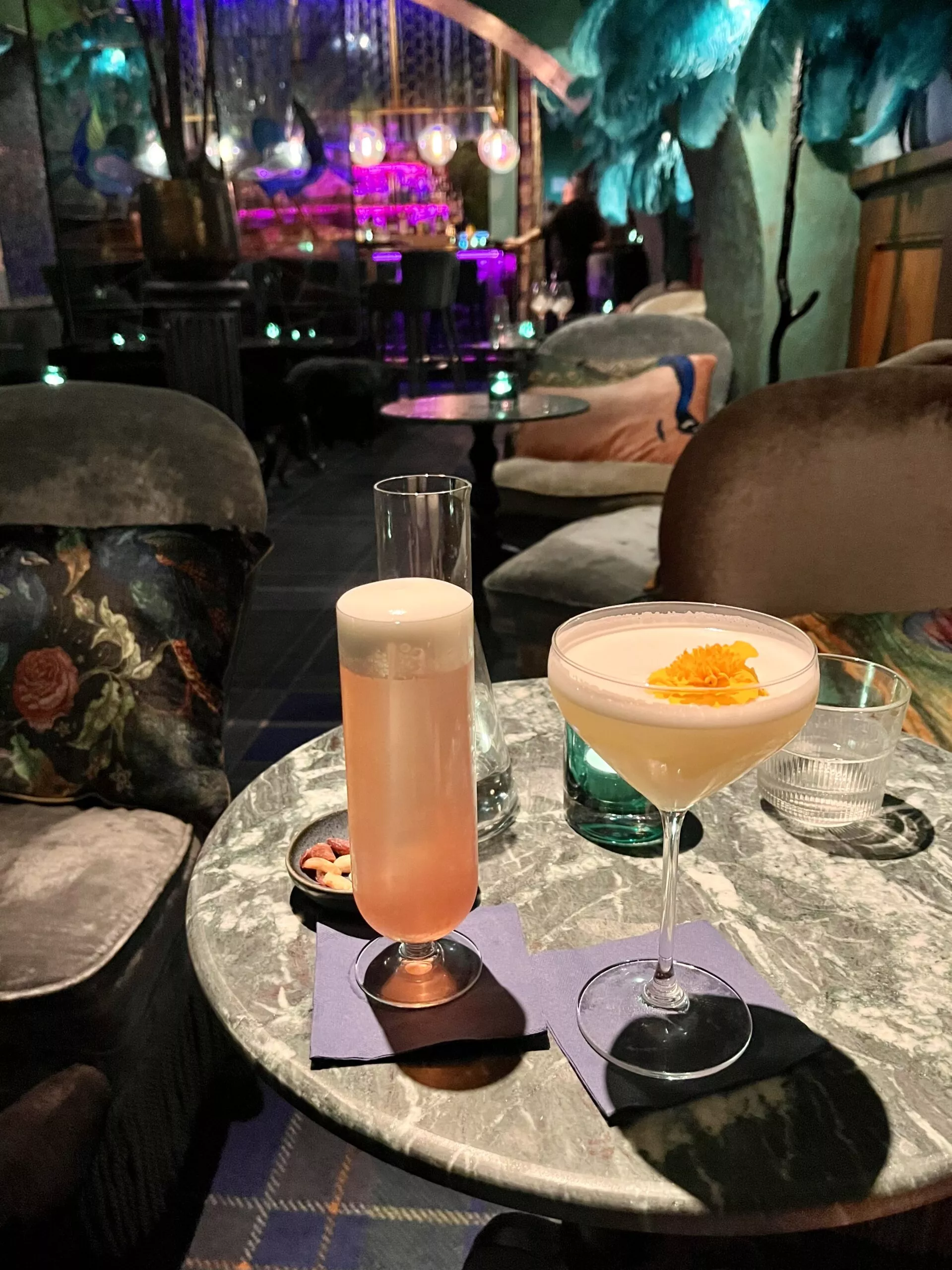 Peacockbar cocktails 1